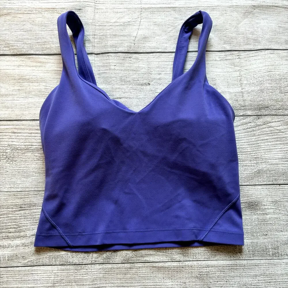 Lululemon Align Tank Top Charged Indigo Women Size 4